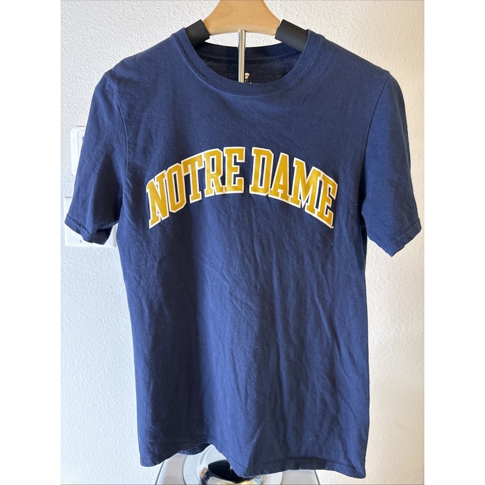 Fanatics Notre Dame Blue Fighting‎ Irish Shirt T-Shirt Size Small Unisex